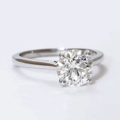 HarryChadEntcom Rings Natural Earth Mined Diamond Solitaire Ring 2 Carats Class Round Cut White Gold 14K Jewelry HarryChadEntcom Rings Natural Earth Mined Diamond Solitaire Ring 2 Carats Class Round Cut White Gold 14K Jewelry