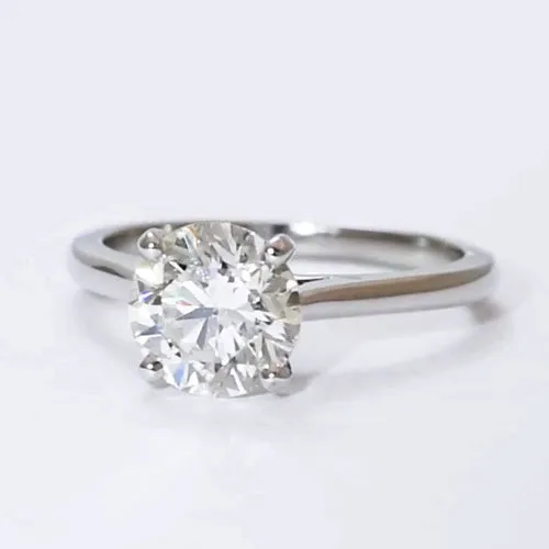 HarryChadEntcom Rings Natural Earth Mined Diamond Solitaire Ring 2 Carats Class Round Cut White Gold 14K Jewelry HarryChadEntcom Rings Natural Earth Mined Diamond Solitaire Ring 2 Carats Class Round Cut White Gold 14K Jewelry