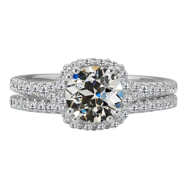 HarryChadEntcom Rings Old Miner Genuine Natural Earth Mined Diamond Womens Halo Wedding Ring Set 550 Carats 14K Gold HarryChadEntcom Rings Old Miner Genuine Natural Earth Mined Diamond Womens Halo Wedding Ring Set 550 Carats 14K Gold