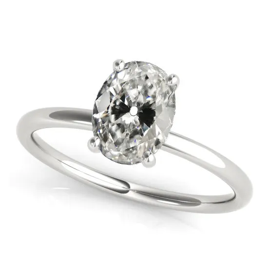 HarryChadEntcom Rings Oval Old European Natural Earth Mined Diamond Solitaire Ring Prong Set 4 Carats Jewelry HarryChadEntcom Rings Oval Old European Natural Earth Mined Diamond Solitaire Ring Prong Set 4 Carats Jewelry