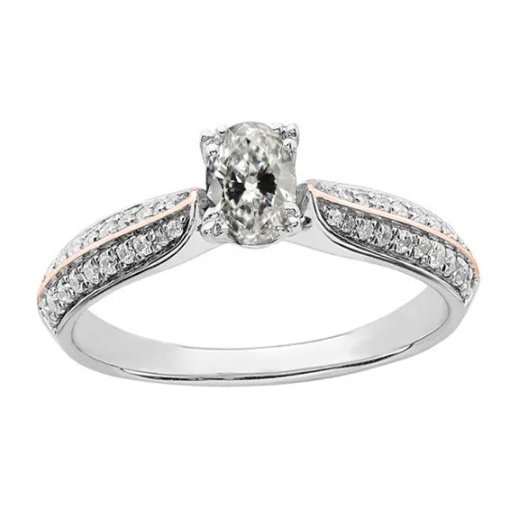 HarryChadEntcom Rings Oval Old Mine Cut Natural Earth Mined Diamond Ring With Double Row Accents 350 Carats HarryChadEntcom Rings Oval Old Mine Cut Natural Earth Mined Diamond Ring With Double Row Accents 350 Carats