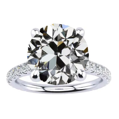 HarryChadEntcom Rings Solitaire With Accents Old Miner Big Lab Grown Diamond Engagement Ring 9 Carats HarryChadEntcom Rings Solitaire With Accents Old Miner Big Lab Grown Diamond Engagement Ring 9 Carats