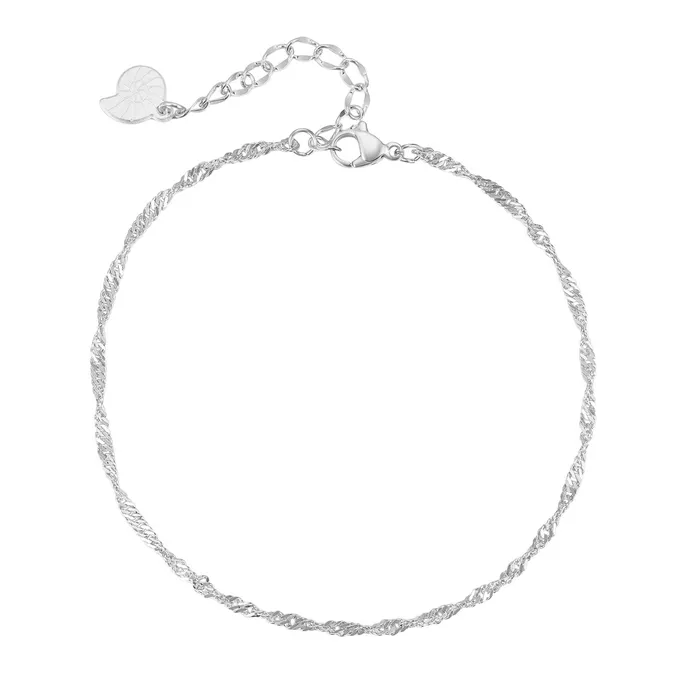 Hey Happiness Necklaces Fine Singapore Chain Anklet Silver