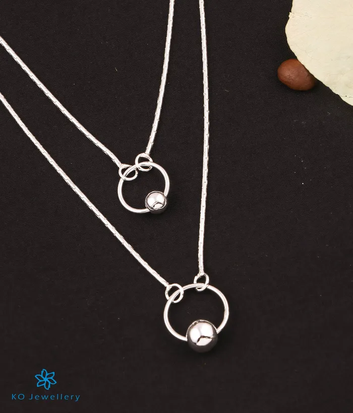 Imported Necklaces The Alexa Silver Layered Necklace