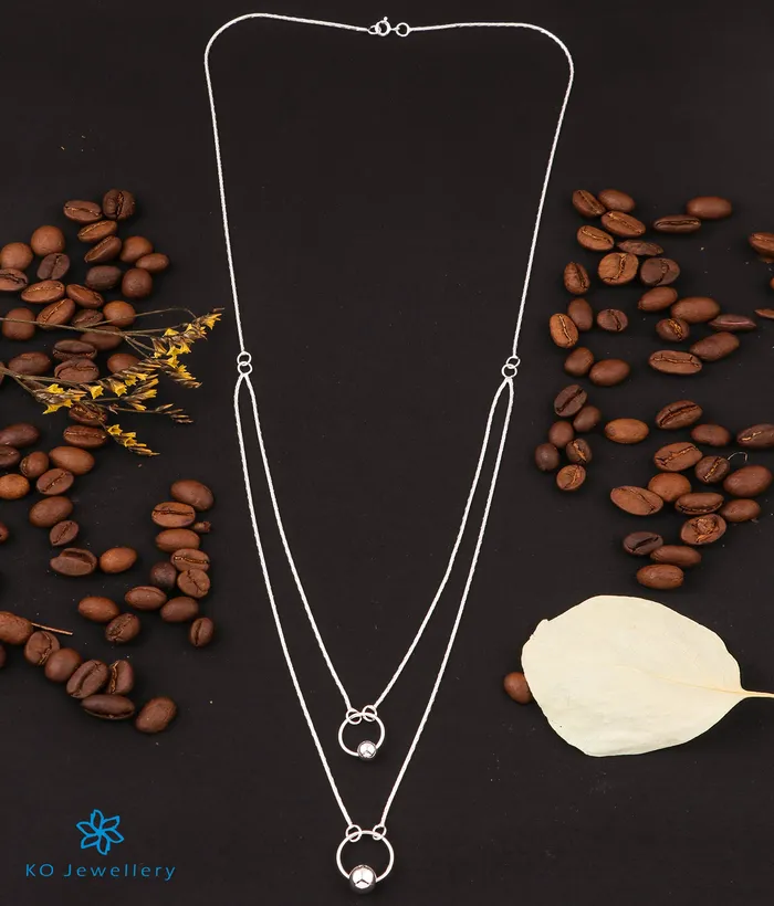Imported Necklaces The Alexa Silver Layered Necklace