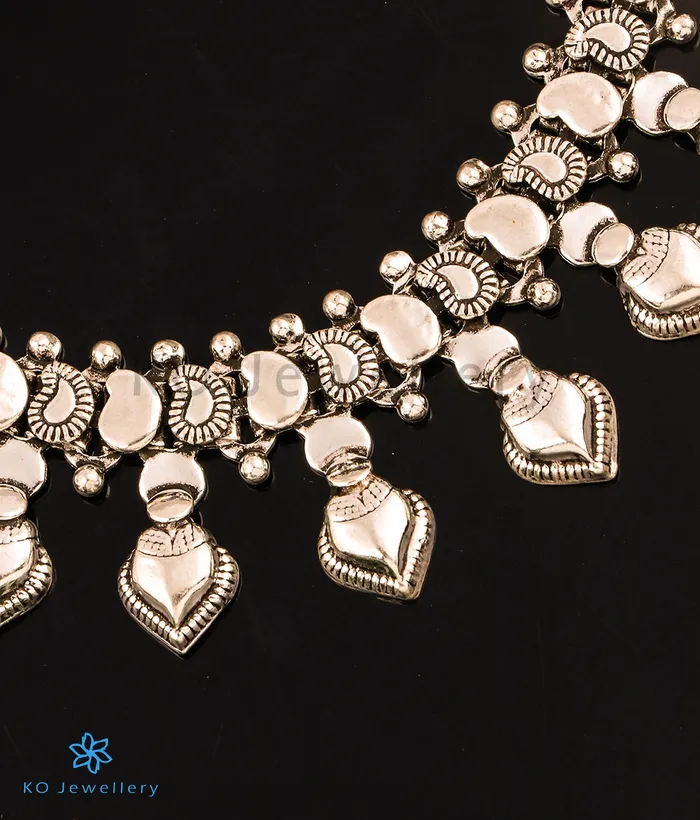 Jaipur Earrings The Saba Silver Antique Necklace Earrings
