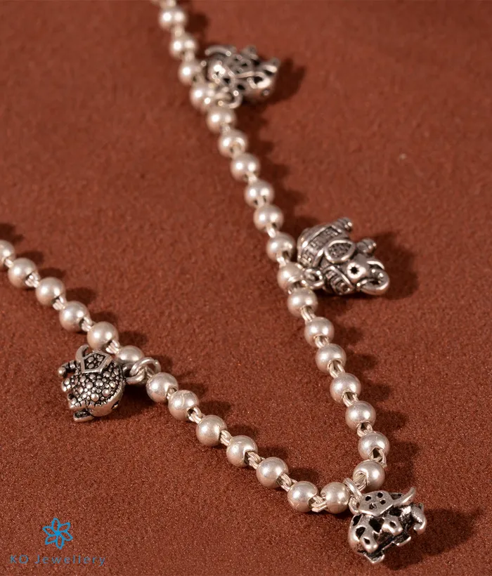 Jaipur Necklaces The Elephant Silver Necklace Jaipur Necklaces The Elephant Silver Necklace