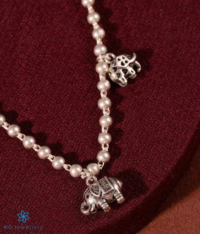 Jaipur Necklaces The Elephant Silver Necklace Jaipur Necklaces The Elephant Silver Necklace