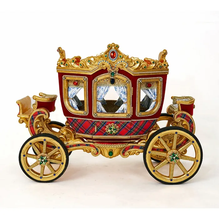 Katherines Collection PreStyled Sets Katherines Collection 2022 Chinoiserie Carriage Figurine 25x125x185 Gold Resin Katherines Collection PreStyled Sets Katherines Collection 2022 Chinoiserie Carriage Figurine 25x125x185 Gold Resin
