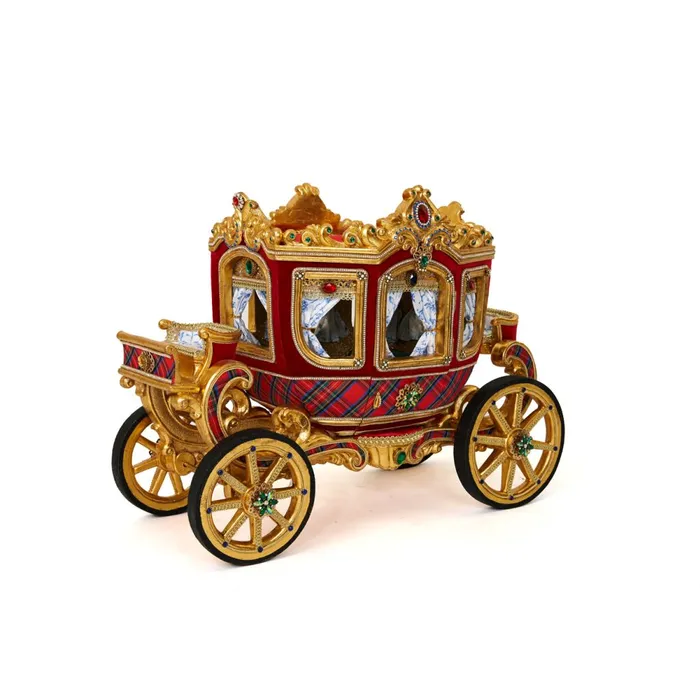 Katherines Collection PreStyled Sets Katherines Collection 2022 Chinoiserie Carriage Figurine 25x125x185 Gold Resin Katherines Collection PreStyled Sets Katherines Collection 2022 Chinoiserie Carriage Figurine 25x125x185 Gold Resin
