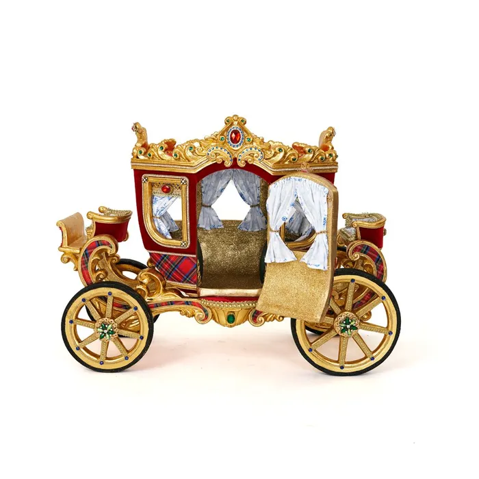 Katherines Collection PreStyled Sets Katherines Collection 2022 Chinoiserie Carriage Figurine 25x125x185 Gold Resin Katherines Collection PreStyled Sets Katherines Collection 2022 Chinoiserie Carriage Figurine 25x125x185 Gold Resin