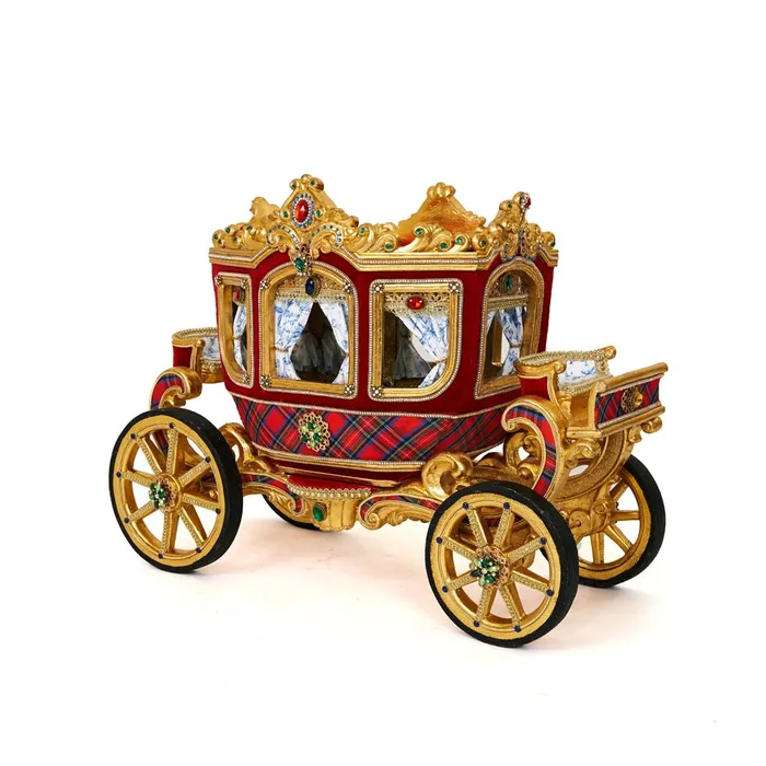 Katherines Collection PreStyled Sets Katherines Collection 2022 Chinoiserie Carriage Figurine 25x125x185 Gold Resin Katherines Collection PreStyled Sets Katherines Collection 2022 Chinoiserie Carriage Figurine 25x125x185 Gold Resin