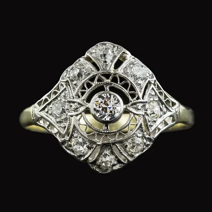Like Edwardian Jewelry Round Old Mine Cut Real Natural Earth Mined Diamond Vintage Style Ring HarryChadEntcom Rings Like Edwardian Jewelry Round Old Mine Cut Real Natural Earth Mined Diamond Vintage Style Ring HarryChadEntcom Rings