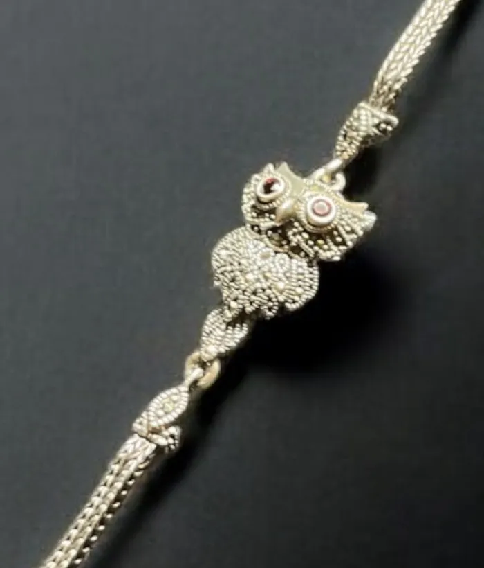 Marcasite Bracelets The Sparkling Owl Silver Marcasite Bracelet