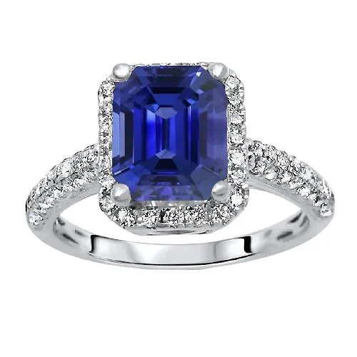 Natural Earth Mined Diamond Halo Wedding Ring Emerald Sri Lankan Sapphire 4 Carats HarryChadEntcom Rings Natural Earth Mined Diamond Halo Wedding Ring Emerald Sri Lankan Sapphire 4 Carats HarryChadEntcom Rings