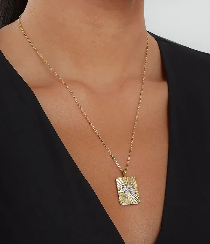 Necklaces David Webb Workshop Pisces Zodiac Pendant Necklace Diamonds