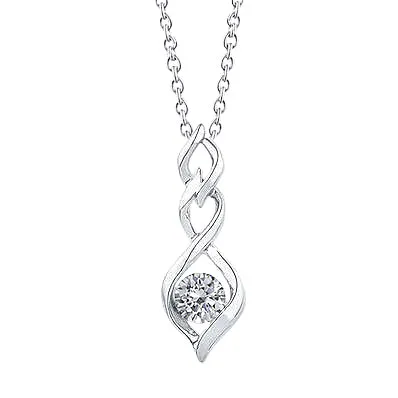 Necklaces GB Round White Natural Earth Mined Diamond Necklace Pendant 050 Carats White Gold 14K Necklaces GB Round White Natural Earth Mined Diamond Necklace Pendant 050 Carats White Gold 14K