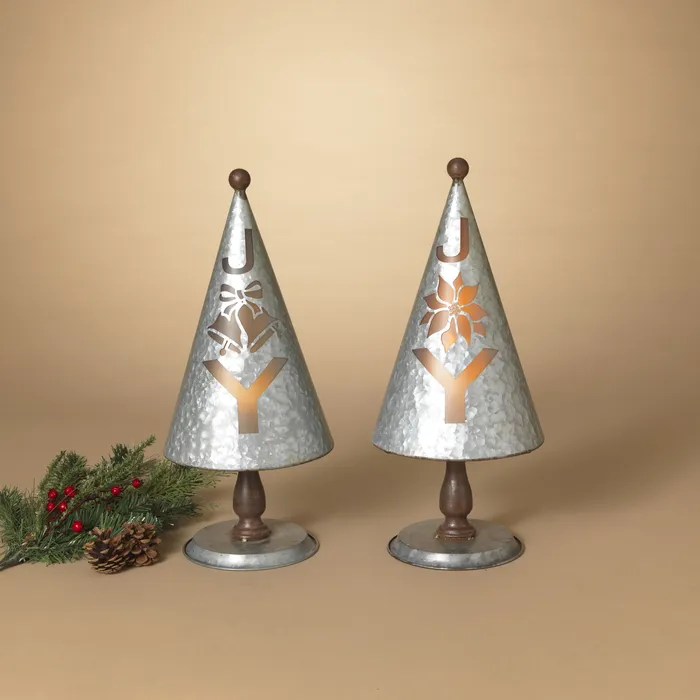 Necklaces Gerson Company Gerson Company 179H Metal Holiday Tree W Candleholder 2 Asst Necklaces Gerson Company Gerson Company 179H Metal Holiday Tree W Candleholder 2 Asst