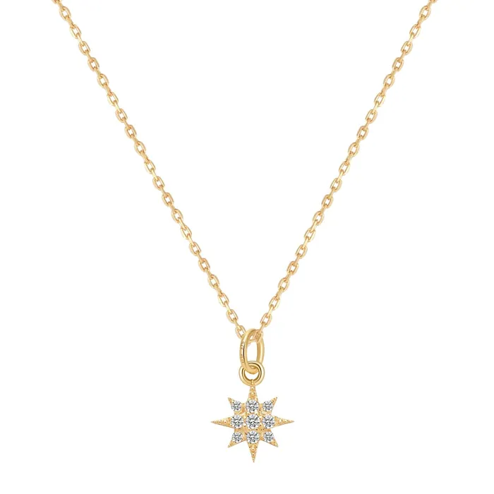 Necklaces Hey Happiness Fulfillment Pendant Necklace 9K Gold
