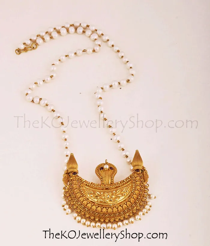 Necklaces Silversmith The Viloma Kokkethathi Silver Pearl Necklace