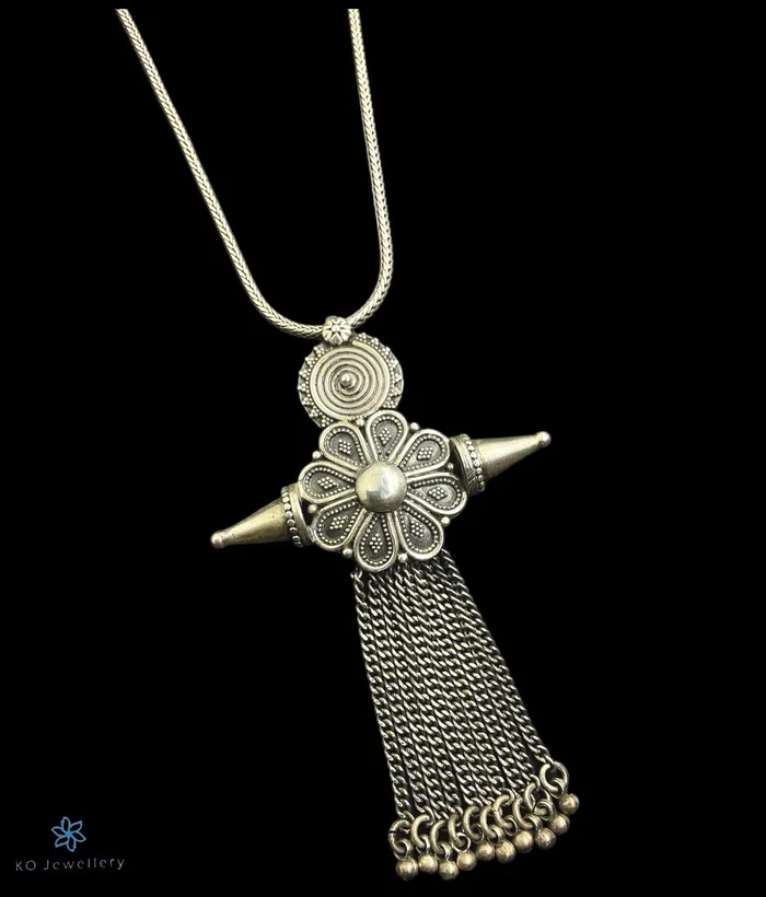 Necklaces The Vinyas Silver Necklace Earrings Jaipur