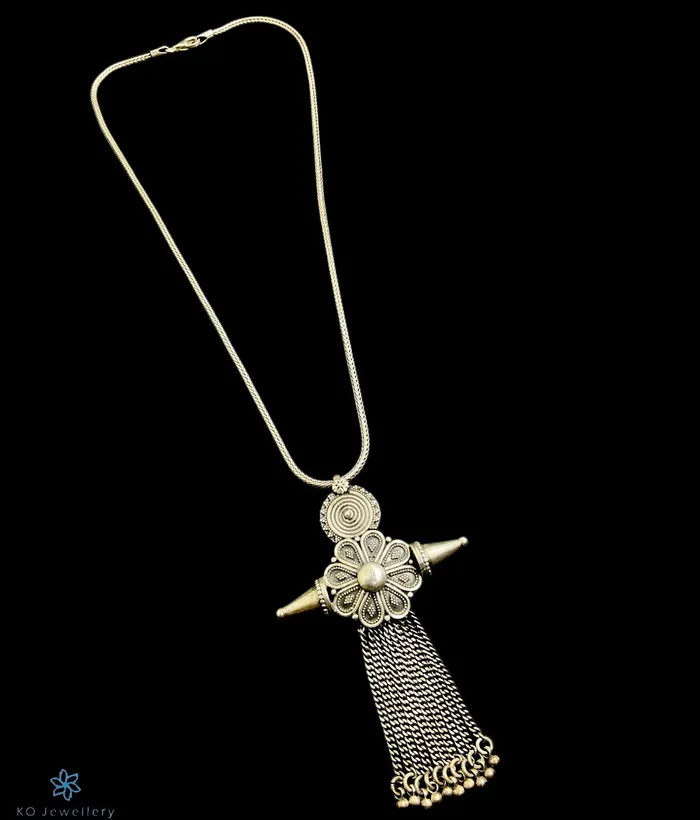Necklaces The Vinyas Silver Necklace Earrings Jaipur