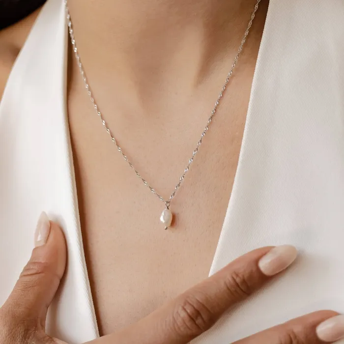 Pearl Jewelry Set Sterling Silver Hey Happiness Rings Pearl Jewelry Set Sterling Silver Hey Happiness Rings