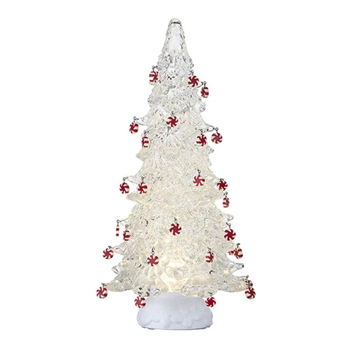 Raz Imports Necklaces Raz Imports 2022 Lighted Tree w Peppermint Ornaments Swirling Glitter Raz Imports Necklaces Raz Imports 2022 Lighted Tree w Peppermint Ornaments Swirling Glitter