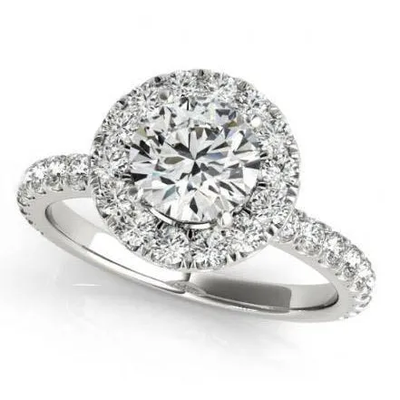 Rings 200 Carats Round Natural Earth Mined Diamonds Halo Ring Solid Gold 14K GB Rings 200 Carats Round Natural Earth Mined Diamonds Halo Ring Solid Gold 14K GB