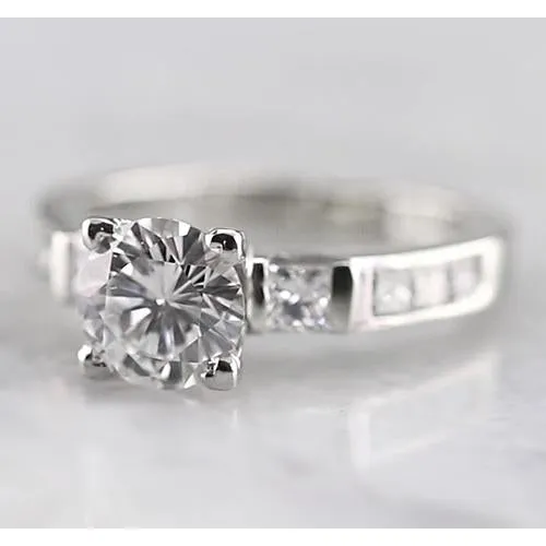 Rings 3 Stone Natural Earth Mined Diamond Engagement Ring 150 Carats GB Rings 3 Stone Natural Earth Mined Diamond Engagement Ring 150 Carats GB