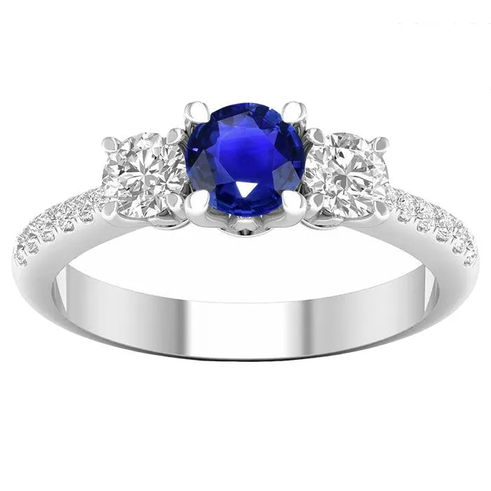 Rings Engagement 3 Stone Style Natural Earth Mined Diamond Ring Round Sapphire 450 Carats HarryChadEntcom Rings Engagement 3 Stone Style Natural Earth Mined Diamond Ring Round Sapphire 450 Carats HarryChadEntcom