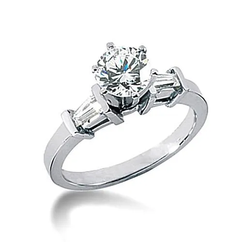 Rings GB 150 Ct Natural Earth Mined Diamonds Three Stone Anniversary Ring Gold 14K New Rings GB 150 Ct Natural Earth Mined Diamonds Three Stone Anniversary Ring Gold 14K New
