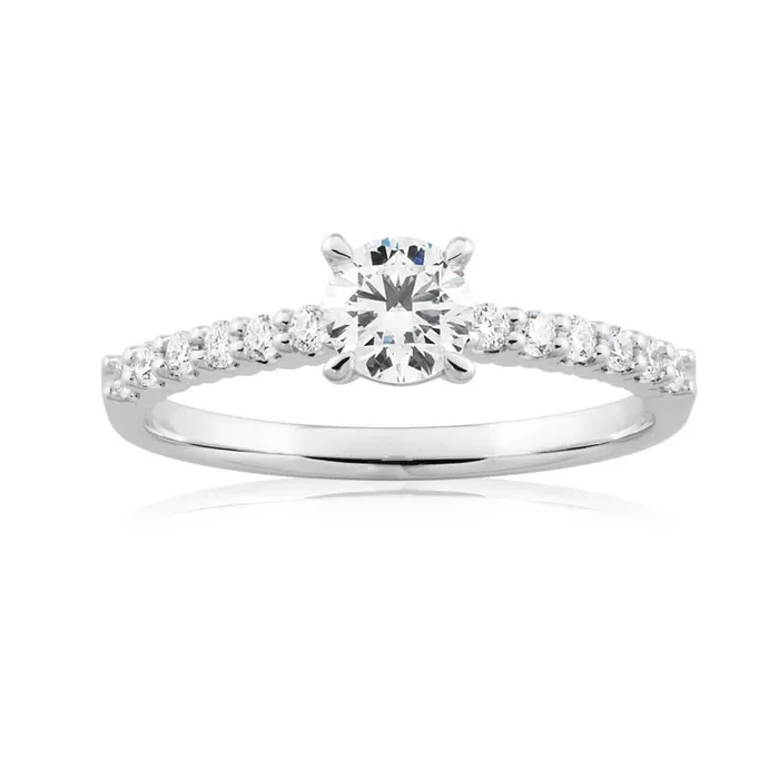 Rings GB 225 Ct Accented Round Cut Natural Earth Mined Diamond Wedding Ring Rings GB 225 Ct Accented Round Cut Natural Earth Mined Diamond Wedding Ring