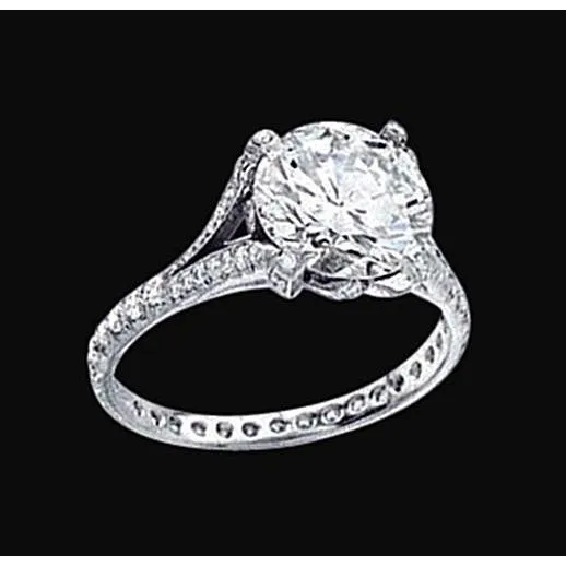 Rings GB 235 Ct Natural Earth Mined Diamonds Royal Engagement Ring White Gold Rings GB 235 Ct Natural Earth Mined Diamonds Royal Engagement Ring White Gold