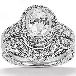 Rings GB Halo Oval Natural Earth Mined Diamond Engagement Ring Set 167 Carats White Gold Jewelry Rings GB Halo Oval Natural Earth Mined Diamond Engagement Ring Set 167 Carats White Gold Jewelry