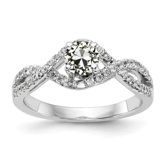 Rings HarryChadEntcom 14K Gold Old Miner Real Natural Earth Mined Diamond Engagement Ring Infinity Style 250 Carats Rings HarryChadEntcom 14K Gold Old Miner Real Natural Earth Mined Diamond Engagement Ring Infinity Style 250 Carats