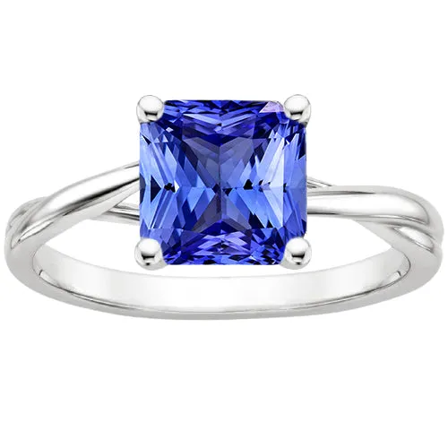 Rings HarryChadEntcom Blue Sapphire Solitaire Gemstone Ring 250 Carats Twisted Shank Rings HarryChadEntcom Blue Sapphire Solitaire Gemstone Ring 250 Carats Twisted Shank