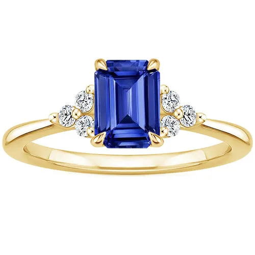 Rings HarryChadEntcom Engagement Ring Floral Style Blue Sapphire Natural Earth Mined Diamond 350 Carats Rings HarryChadEntcom Engagement Ring Floral Style Blue Sapphire Natural Earth Mined Diamond 350 Carats