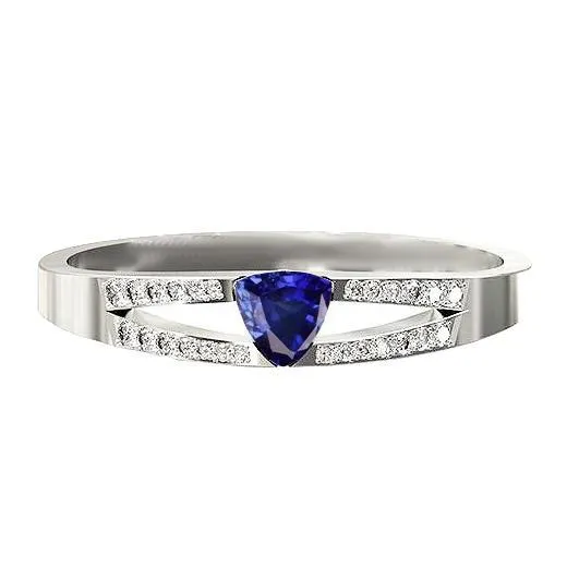 Rings HarryChadEntcom Gemstone Jewelry Trillion Sapphire Ring Split Shank Natural Earth Mined Diamonds 1 Carat Rings HarryChadEntcom Gemstone Jewelry Trillion Sapphire Ring Split Shank Natural Earth Mined Diamonds 1 Carat