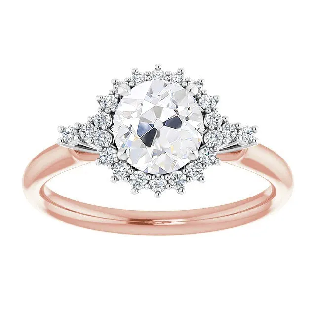 Rings HarryChadEntcom Halo Ring Round Old Miner Natural Earth Mined Diamonds Prong Set Star Style 4 Carats Rings HarryChadEntcom Halo Ring Round Old Miner Natural Earth Mined Diamonds Prong Set Star Style 4 Carats