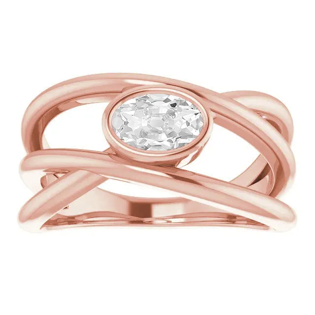 Rings HarryChadEntcom Solitaire Oval Old Miner Natural Earth Mined Diamond Ring Bezel Split Shank 250 Carats Rings HarryChadEntcom Solitaire Oval Old Miner Natural Earth Mined Diamond Ring Bezel Split Shank 250 Carats