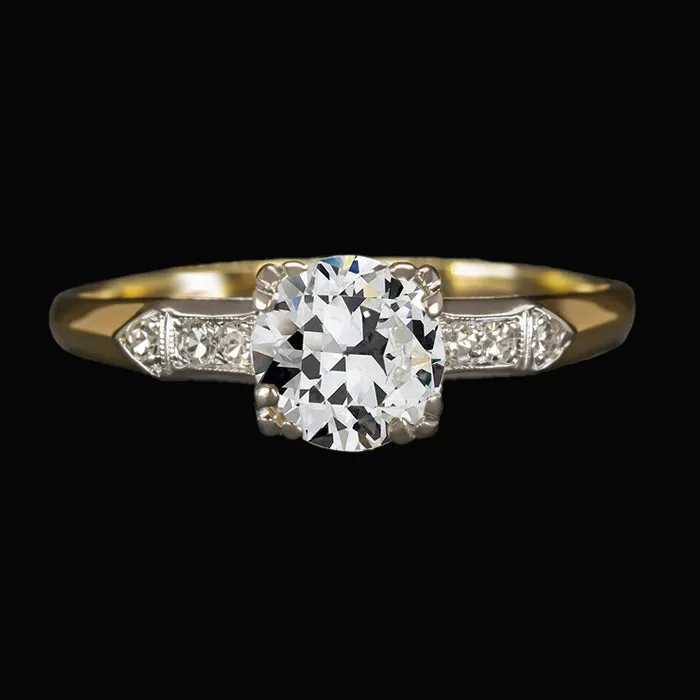 Rings HarryChadEntcom Two Tone Wedding Ring Round Old European Natural Earth Mined Diamond 250 Carats Rings HarryChadEntcom Two Tone Wedding Ring Round Old European Natural Earth Mined Diamond 250 Carats