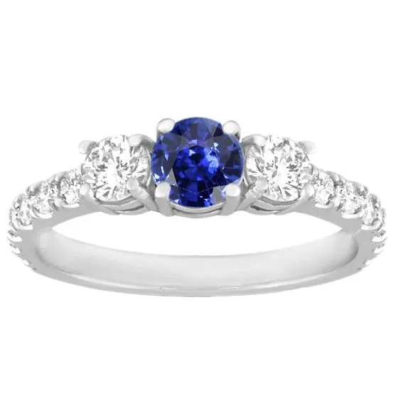 Rings Natural Earth Mined Diamond Gemstone Ring 250 Carats Round Srilankan Sapphire White Gold HarryChadEntcom Rings Natural Earth Mined Diamond Gemstone Ring 250 Carats Round Srilankan Sapphire White Gold HarryChadEntcom