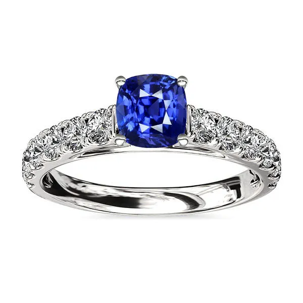 Rings Round Natural Earth Mined Diamond Cushion Blue Sapphire Gemstone Ring 3 Carats White Gold HarryChadEntcom Rings Round Natural Earth Mined Diamond Cushion Blue Sapphire Gemstone Ring 3 Carats White Gold HarryChadEntcom