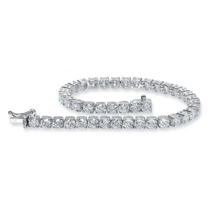 Round Cut Natural Earth Mined Diamonds Tennis Bracelet Gold White Sparkling 1050 Ct GB Bracelets Round Cut Natural Earth Mined Diamonds Tennis Bracelet Gold White Sparkling 1050 Ct GB Bracelets
