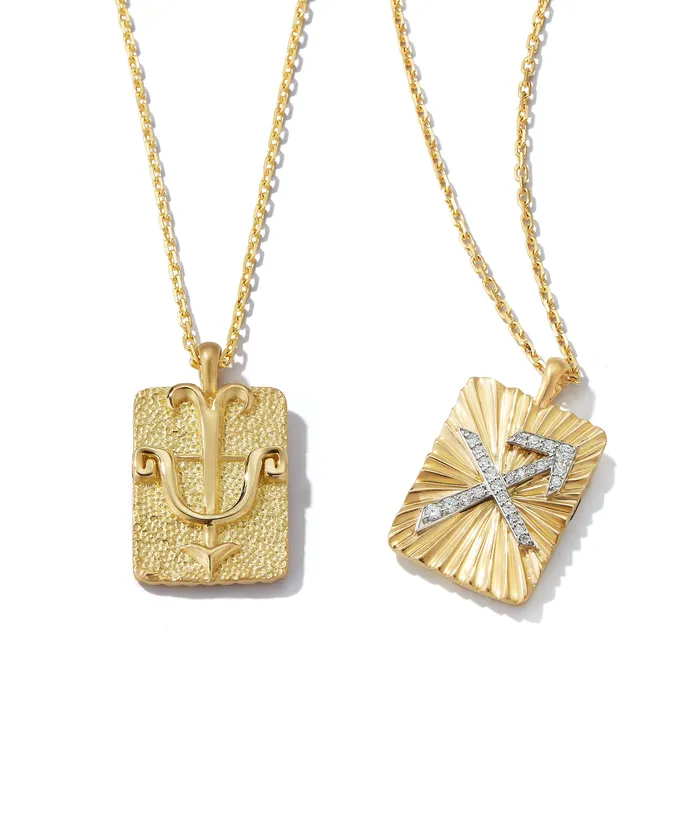 Sagittarius Zodiac Pendant Necklace Diamonds David Webb Workshop Necklaces