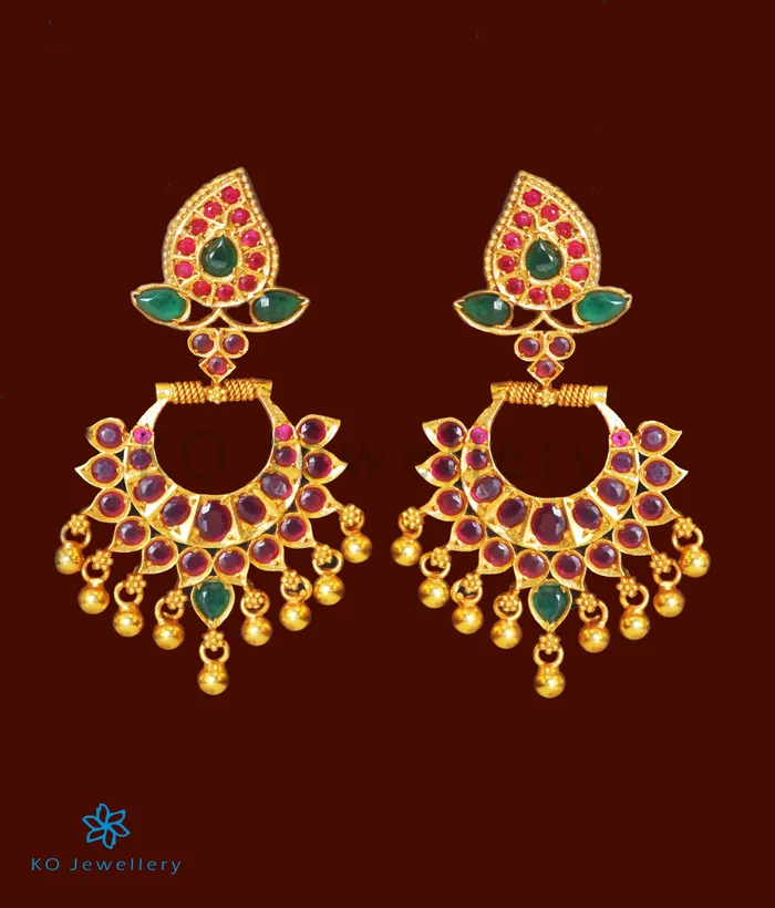 Silversmith Earrings The Pratihara Silver Chand Bali Earrings