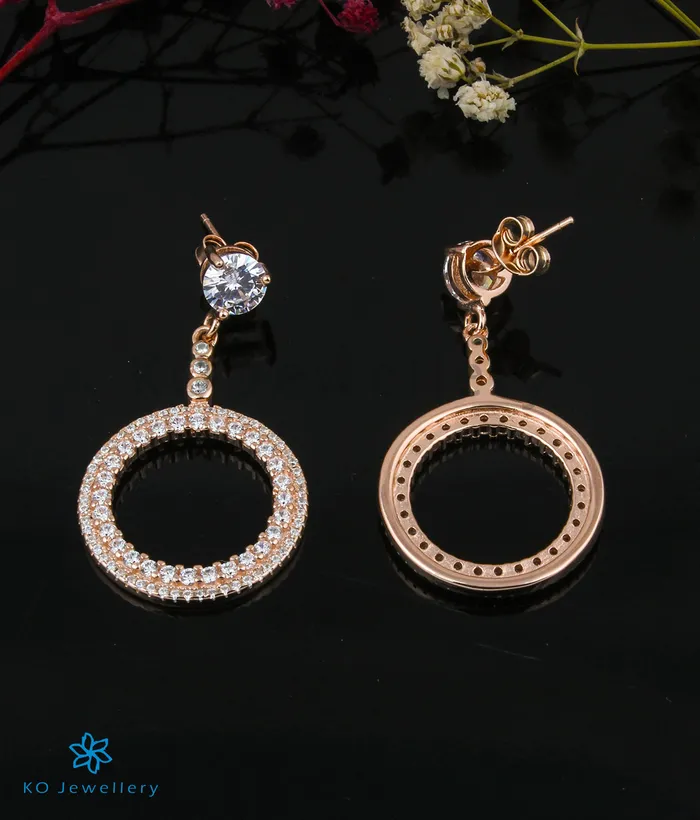 The Isadore Silver RoseGold Earrings Imported Earrings