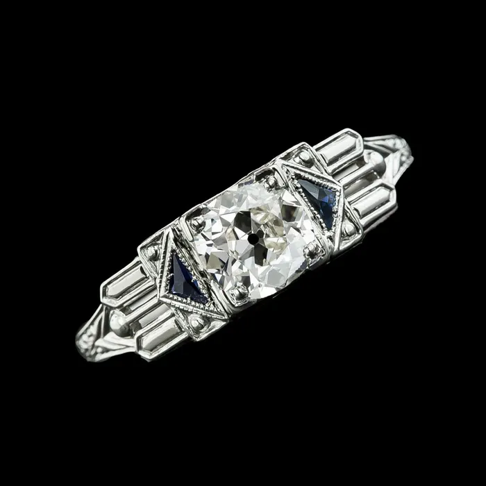 Three Stone Old Miner Round Natural Earth Mined Diamond Trillion Sapphire Ring 2 Carats HarryChadEntcom Rings Three Stone Old Miner Round Natural Earth Mined Diamond Trillion Sapphire Ring 2 Carats HarryChadEntcom Rings