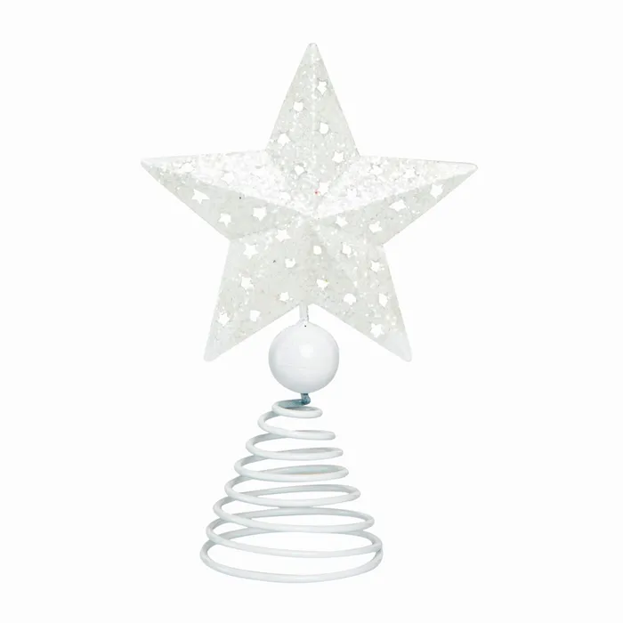 Transpac Necklaces Transpac Metal Die Cut Star Tree Topper